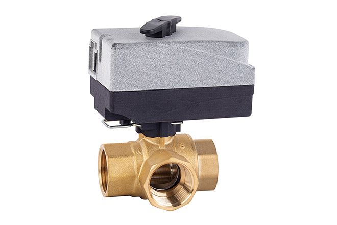 3-way brass ball valves-L ball (ZL3100L)