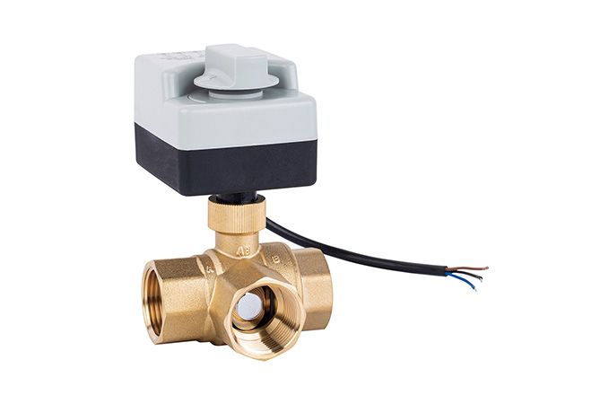 3-way brass ball valves (ZL3400L)